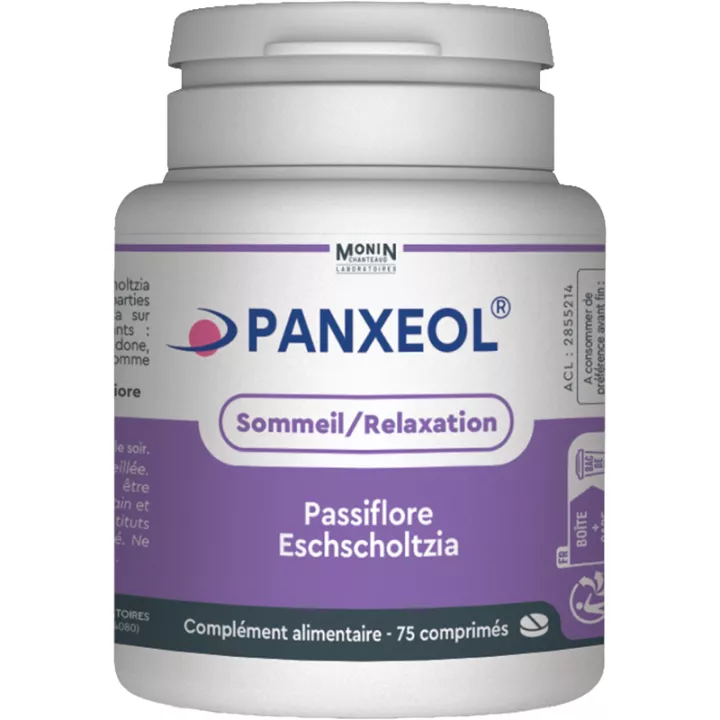 Monin Panxeol Sommeil Relaxation 75 comprimés