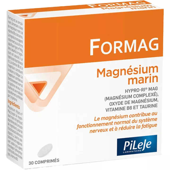 Formag PiLeJe Magnésium vitamine B6 Taurine 30 Comprimés