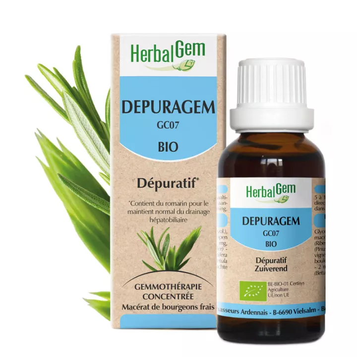 Herbalgem Complexe Dépuragem GC07 Dépuratif Bio 30 ml