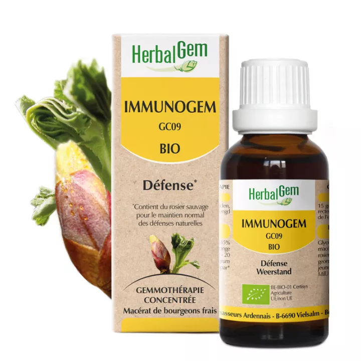 Herbalgem Complexe Immunogem GC09 Défense Bio 30 ml