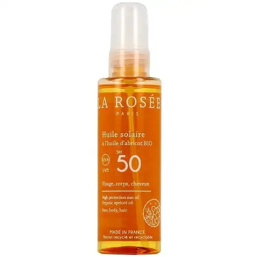 La Rosée - Huile Solaire Visage Corps Cheveux SPF50 - Spray 150ml