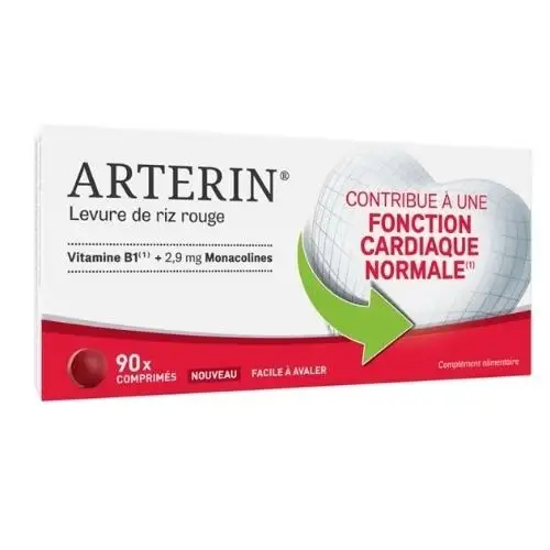 ARTERIN Levure de Riz Rouge 90 comprimés