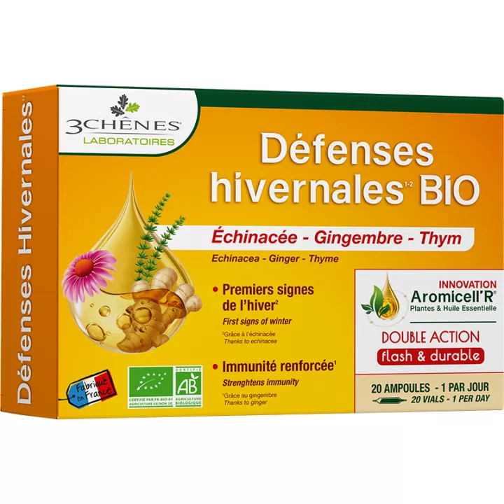 3-Chênes Phyto Aromicell'r Défenses Hivernales Bio 20 ampoules*