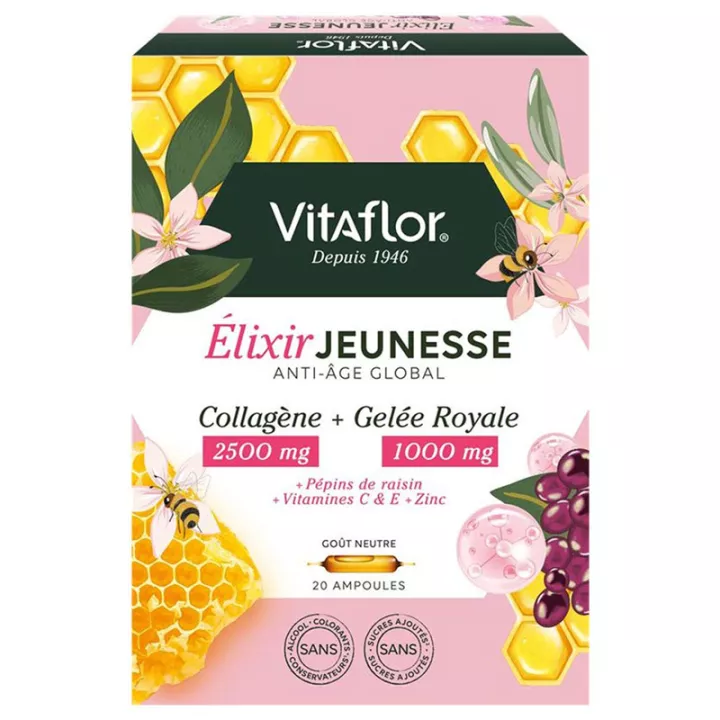 Vitaflor Elixir Jeunesse 20 ampoules