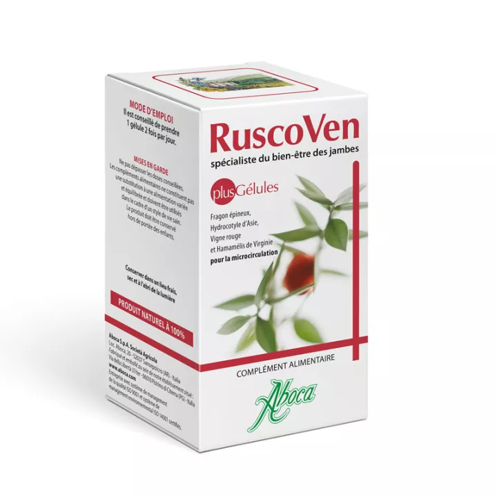 Aboca Ruscoven Plus Circulation 50 Comprimés