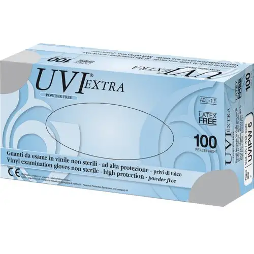 Uvi Extra Vinyle Gant Jardinage 100 Pièces