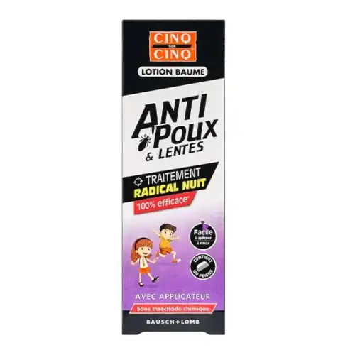 5/5 CINQ sur CINQ - Lotion Baume Anti Poux & Lentes 100 ml