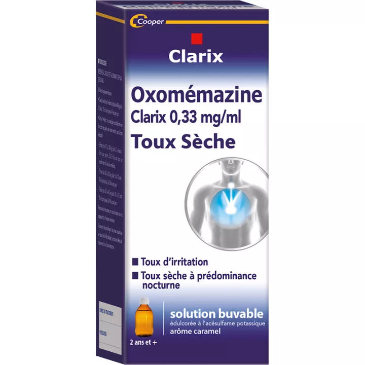 Oxomemazine Cooper Toux Sèche 150ml