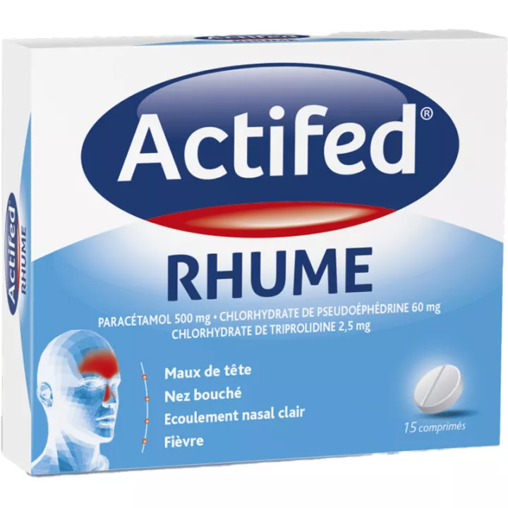 Actifed Rhume 15 Comprimés*