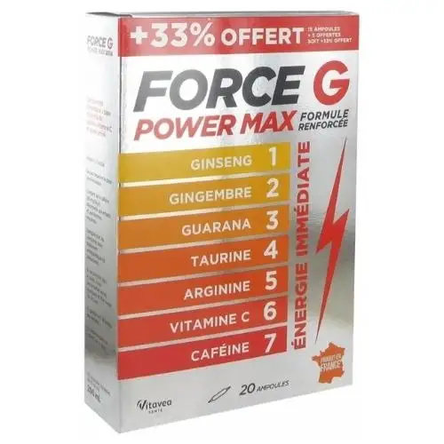Vitavea Force G Power Max 20 ampoules