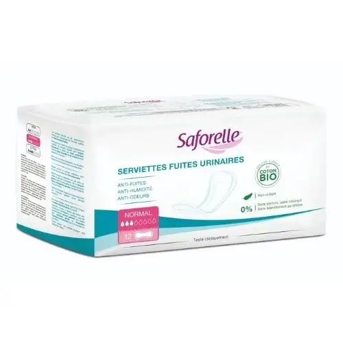 SAFORELLE Serviettes Fuites Urinaires Normal x12