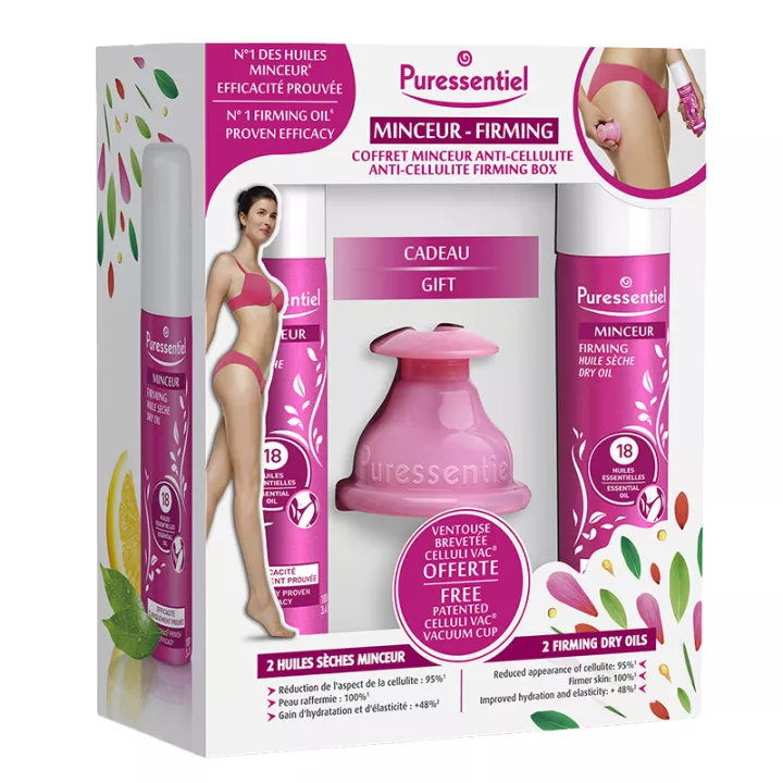 Puressentiel Minceur Coffret Minceur Anti-Cellulite Ventouse CelluliVac*