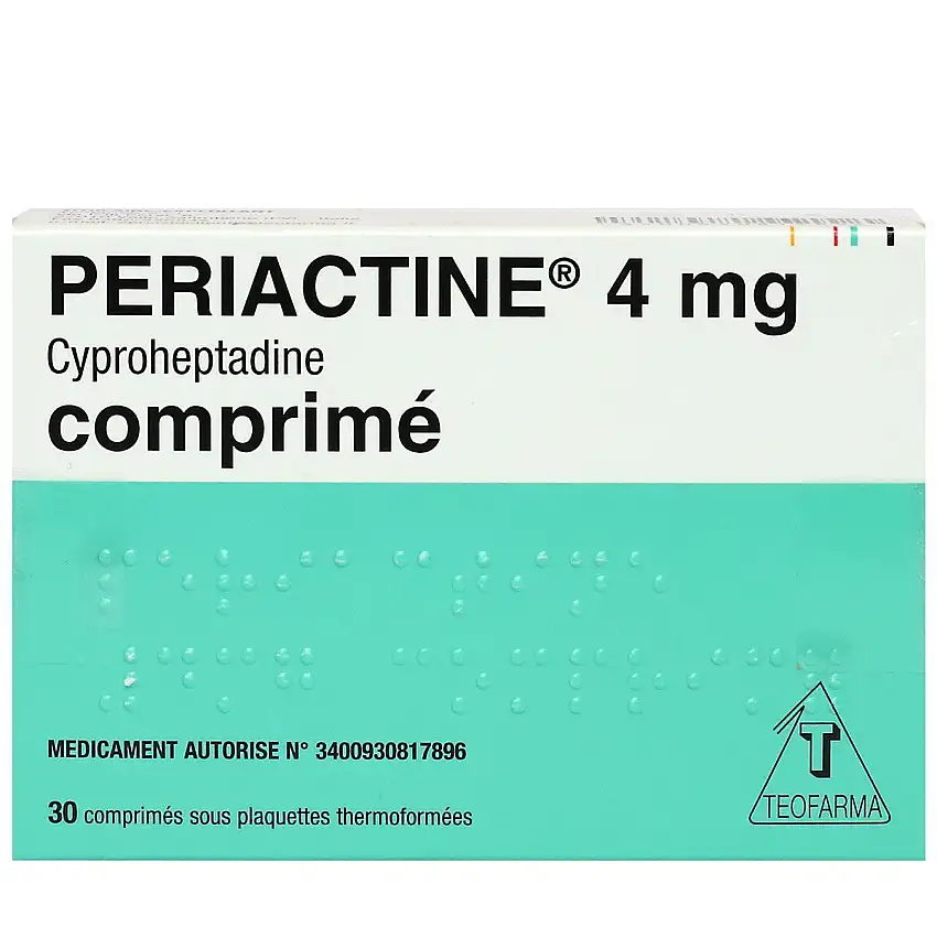 Periactine 4mg Comprimés 30