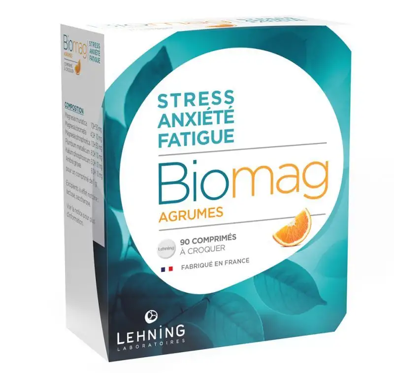 Biomag agrumes - 90 comprimés à croquer