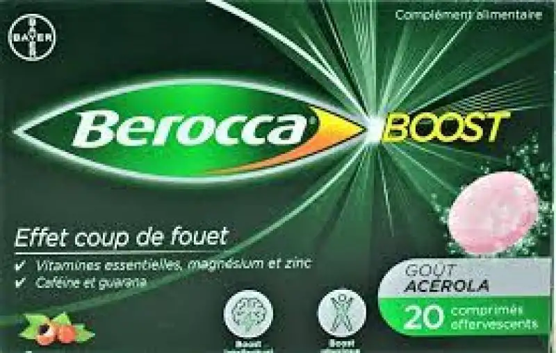 Berocca Boost 20 comprimés effervescents