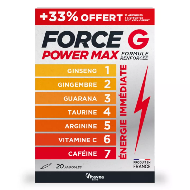 Vitavea Force G Power Max Formule Renforcée