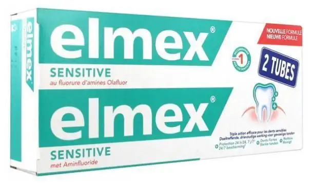 Elmex Sensitive Dentifrice - Lot 2x75ml