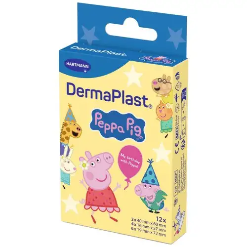 DERMAPLAST CER PEPPA PIG 12PZ
