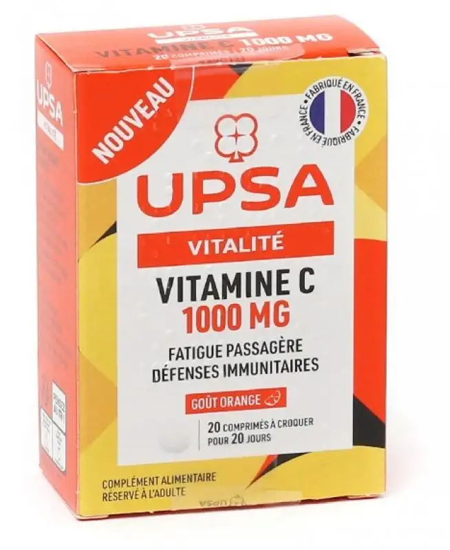 Vitalité Vitamine C 1000mg - 20 comprimés