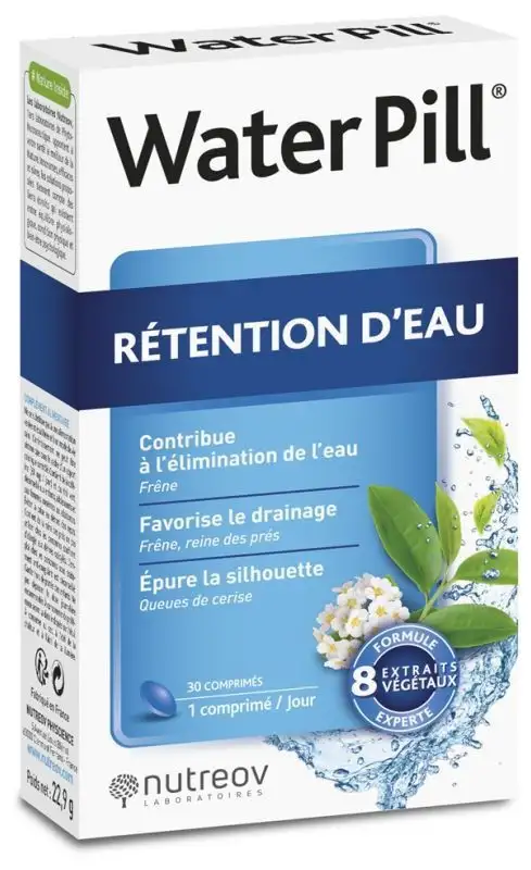Nutreov WaterPill Rétention d'Eau 30 Comprimés