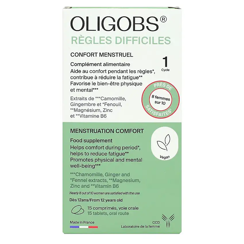 Oligobs Règles Difficiles Confort Menstruel Cycle 115 Cpr