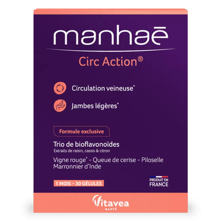 Vitavea Manhaé Circ Action en gélules