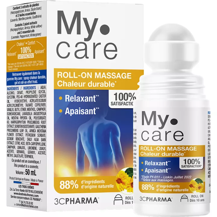 3C Pharma My.Care Massage Chaleur Durable 50 ml