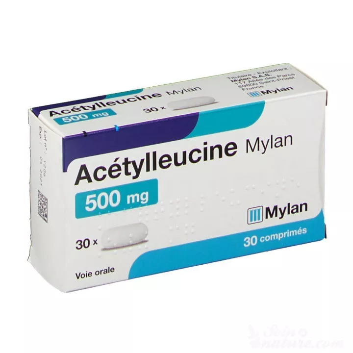 Acétylleucine 500 mg Mylan 30 comprimés