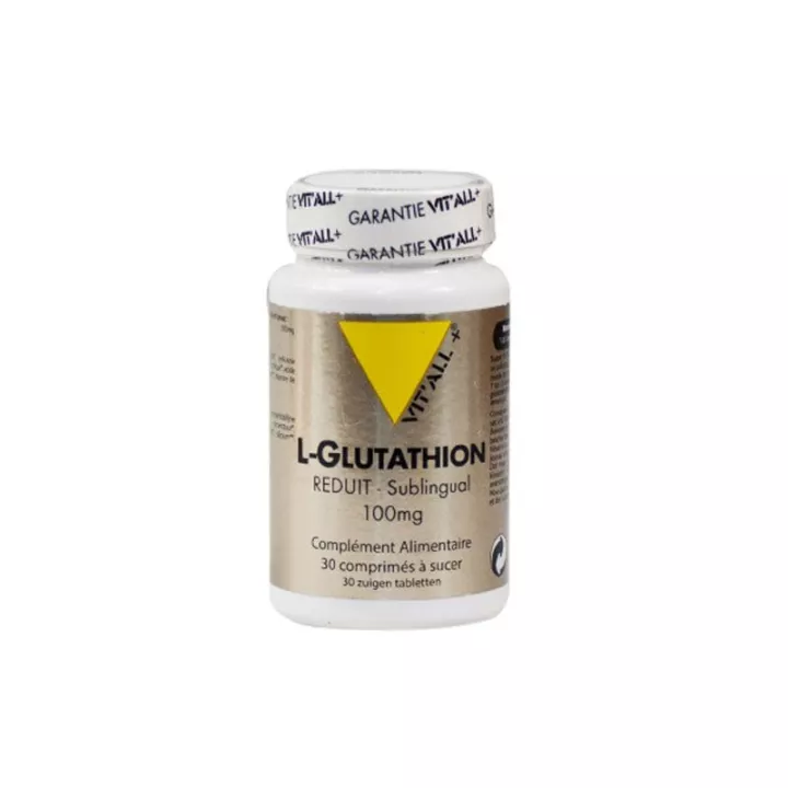 Vitall+ L-Glutathion 100mg Sublingual 30 comprimés à croquer