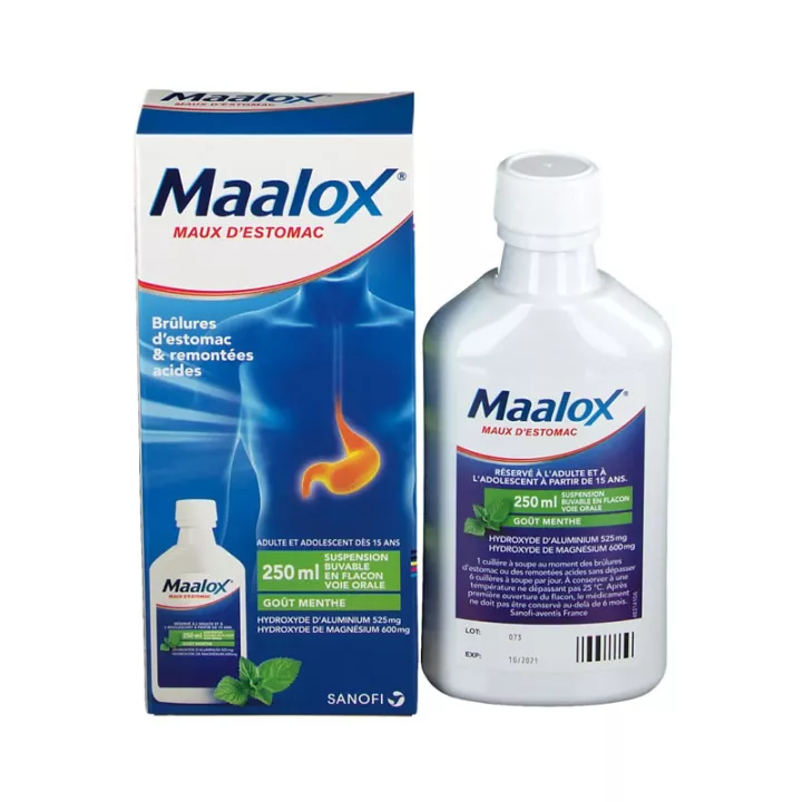 Maalox maux d'estomac FLACON 250ML*