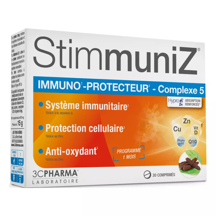 3C PHARMA Stimmuniz Immuno-protecteur 30 comprimés