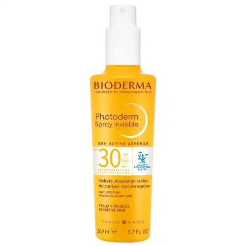 BIODERMA - Photoderm Spray Invisible Sun Active Défense SPF30 - 200ml
