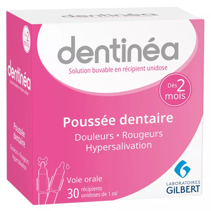Dentinéa Solution Buvable Poussée Dentaire 30 unidoses de 1 ml
