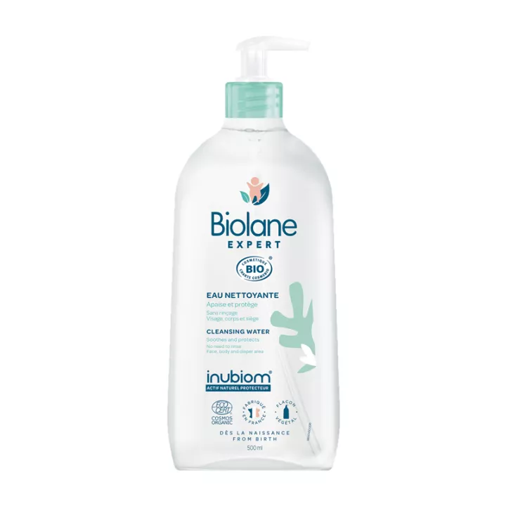 Biolane Expert Bio Eau nettoyante bébé sans rinçage 500 ml