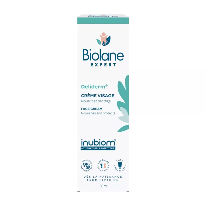 Biolane Expert Deliderm Crème visage bébé 50 ml