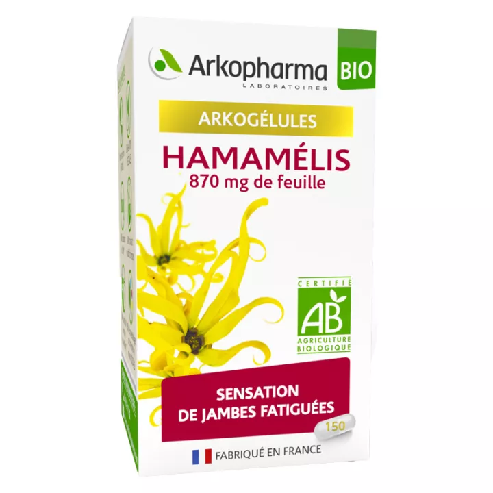 Arkogélules Hamamelis Sensation de Jambes Fatiguées Bio