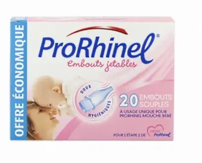 PRORHINEL Embouts jetables mouche bébé (20 embouts)