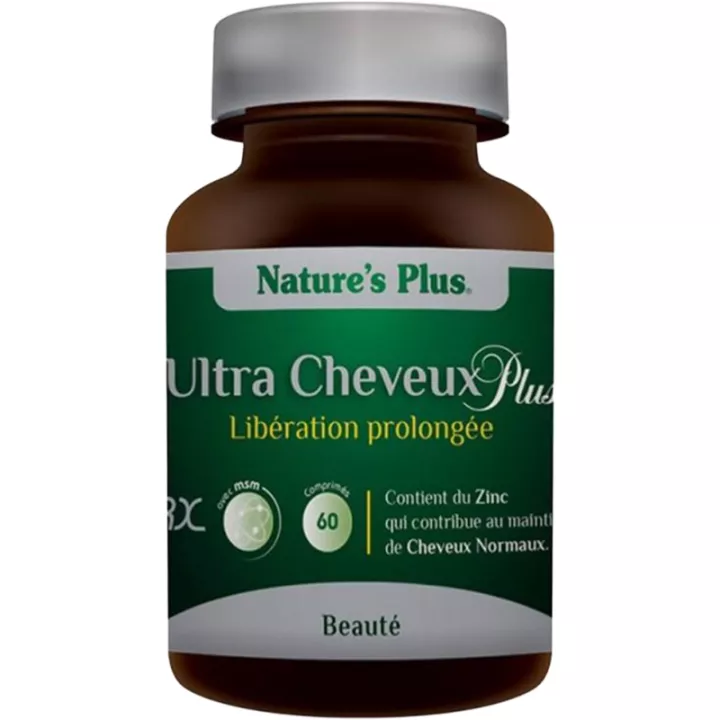 Natures Plus Ultra Cheveux Plus comprimés Action prolongée