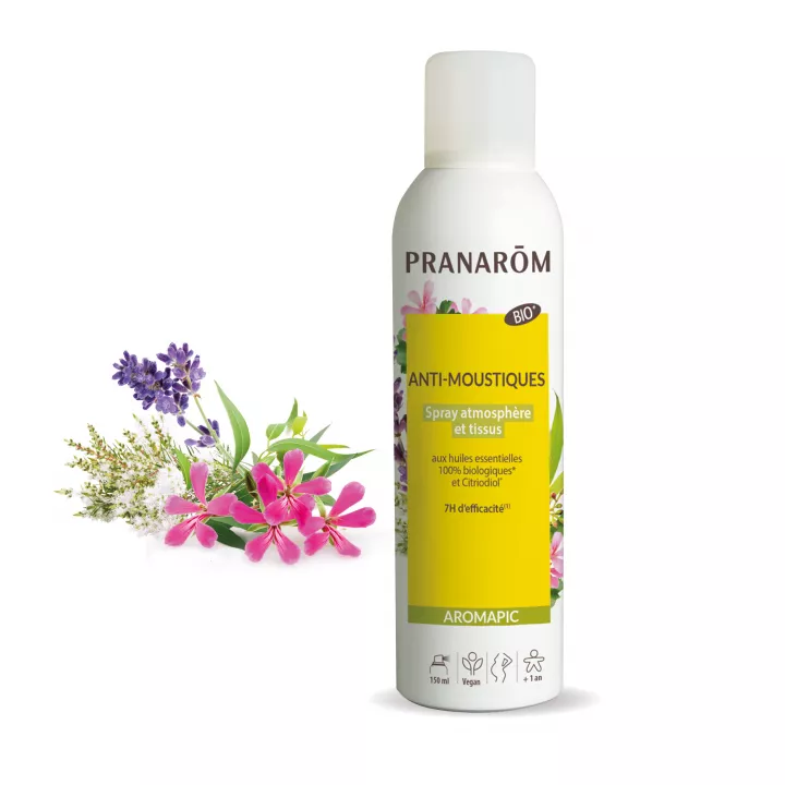 Aromapic Pranarom Spray Anti-Moustique Bio Atmosphérique & Tissus 100 ml