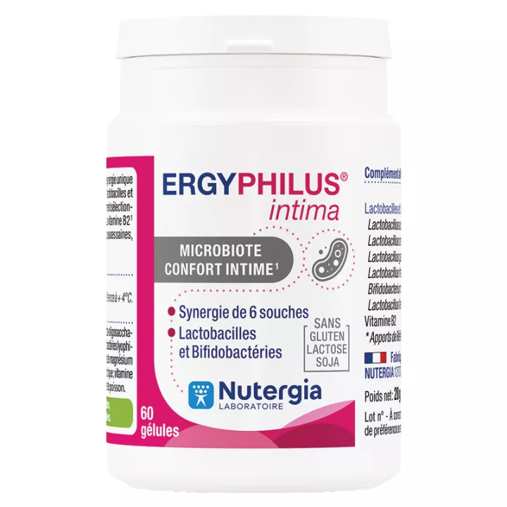 Ergyphilus Intima Nutergia Microbiote Confort Intime 60 gélules*