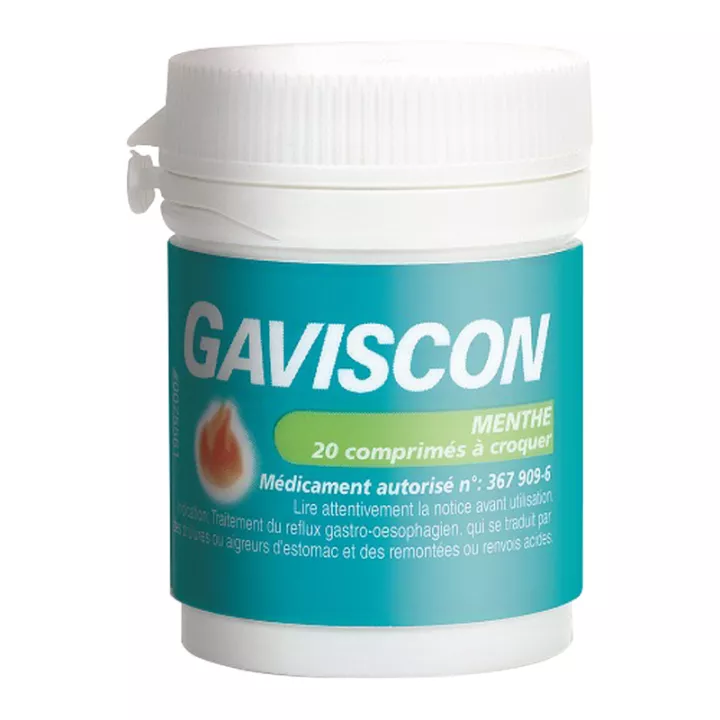 Gaviscon Menthe 20 comprimés à croquer*