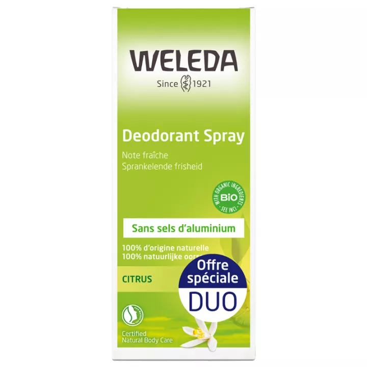Weleda Citrus Déodorant Spray Note Fraîche 100 ml