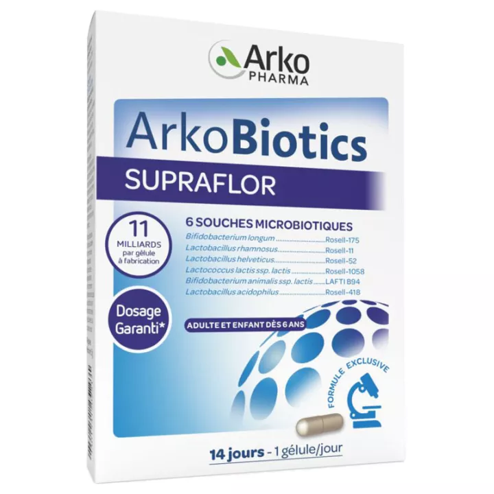 Arkopharma Arkobiotics Supraflor 6 Souches Microbiotiques