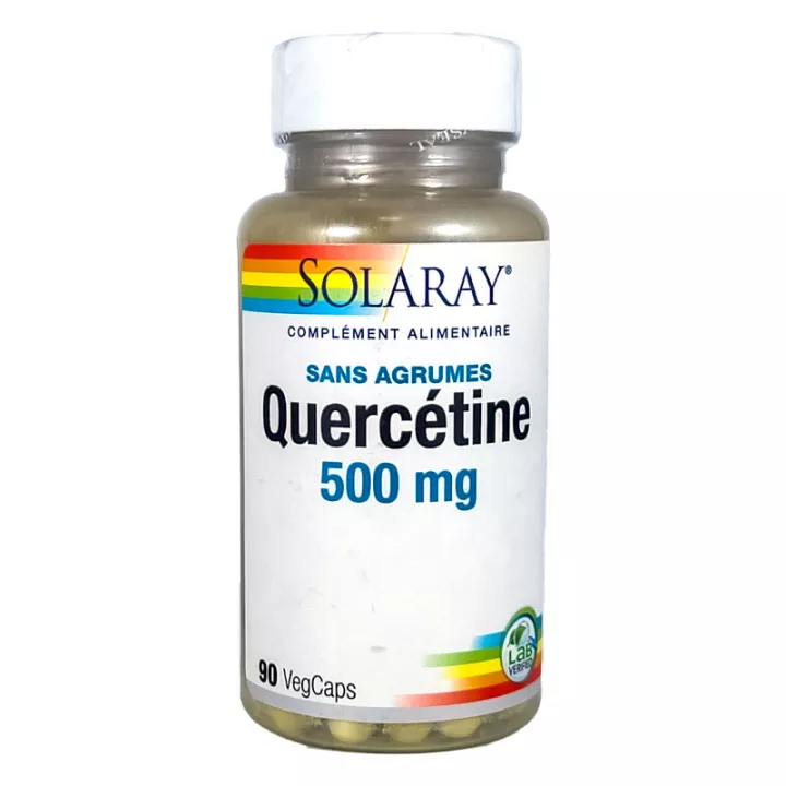Solaray Quercétine Sans Agrumes 500 mg 90 gélules végétales