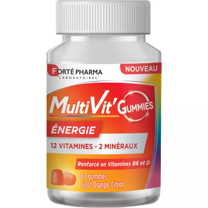 Forté Pharma Multivit'gummies Energie 60 untités