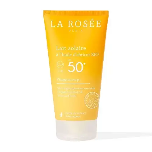 La Rosée Lait Solaire à l'Huile Abricot Bio SPF50+ 150 ml