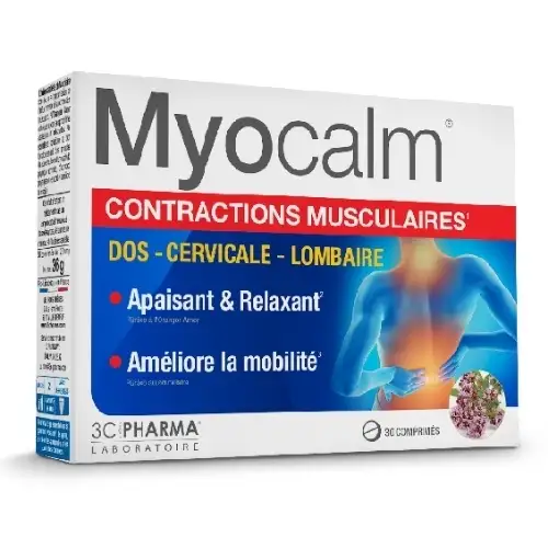 Myocalm Contractions Musculaires - 30comprimés