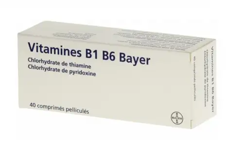 Vitamine B1 + B6 (40 comprimés) - BAYER