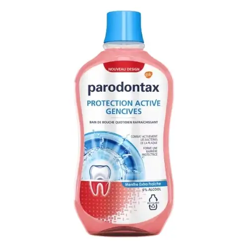PARODONTAX Protection Active Gencives Bain de Bouche 500 ml