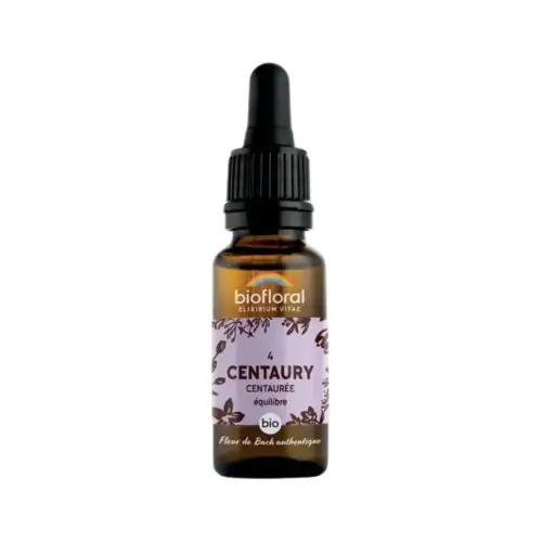 BIOFLORAL Équilibre - Fleur de Bach BIO Centaurée (4) - 20ml